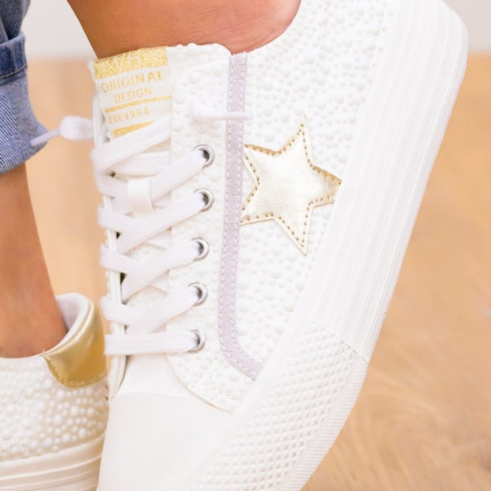 Vintage Havana Amaze Platform Sneakers - Pearl Multi - Picture 3 of 8